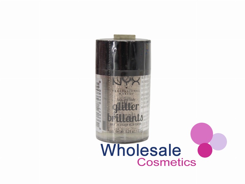 8 x NYX Professional Makeup Face & Body Glitter - 08 BRONZE